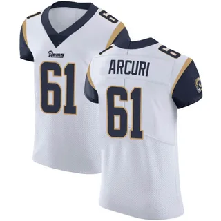 AJ Arcuri Men's Nike Los Angeles Rams Bone Custom Game Jersey - Yahoo  Shopping