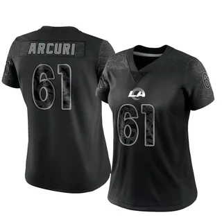 AJ Arcuri Men's Nike Los Angeles Rams Bone Custom Game Jersey - Yahoo  Shopping