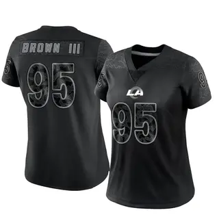 Bobby Brown III Men's Nike Royal Los Angeles Rams Custom Game Jersey Size: 3XL