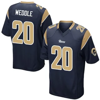 Eric Weddle Signed Autographed Los Angeles Rams Authentic Style Jersey JSA  COA B