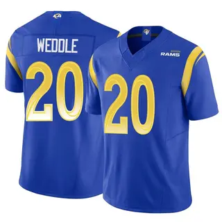 Los Angeles Rams Eric Weddle Gold Color Rush Legend Jersey - Bluefink