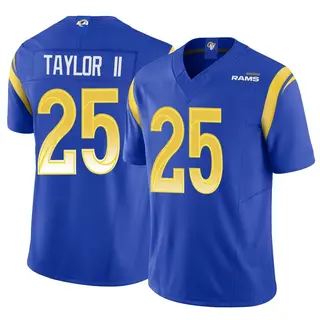 Men's Nike Jason Taylor Royal Los Angeles Rams Team Game Jersey Size: Small