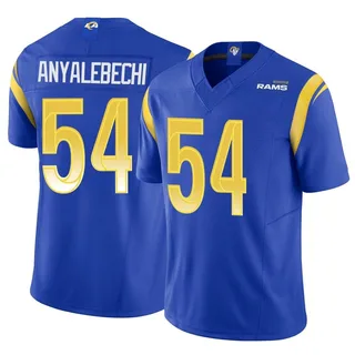 Alaric Jackson Men's Nike White Los Angeles Rams Alternate Custom Jersey Size: Small