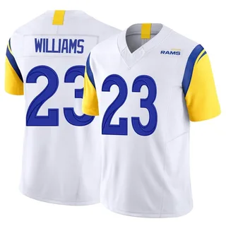 Men's Los Angeles Rams #23 Kyren Williams Royal Vapor Untouchable Limited  Stitched Football Jersey on sale,for Cheap,wholesale from China