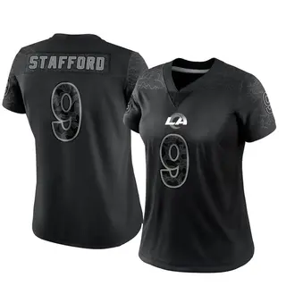 Matthew Stafford Los Angeles Rams Nike RFLCTV Limited Jersey - Black