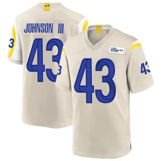 Jake Hummel Women's Nike Los Angeles Rams Bone Custom Game Jersey