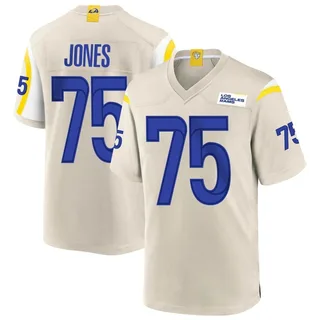 Men's Mitchell & Ness Deacon Jones White Los Angeles Rams Legacy Replica  Jersey 