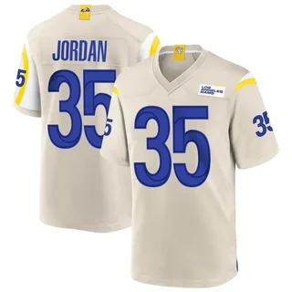 Michael Ojemudia Men's Nike White Los Angeles Rams Alternate Custom Jersey Size: 3XL